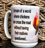 15 oz. Oh La La Mug Key West Rooster Dream