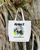 Key West Alarm Clock Hand sewn Shopping Bag