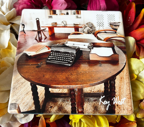 Typewriter at the Hemingway House Sandstone Coaster