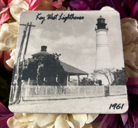 Lighthouse 1961 Rubber Coaster
