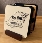 Monroe County Jail Hardboard Coaster