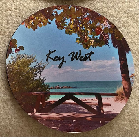 Fort Zachary Taylor State Park Sandstone Coaster - Round