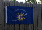 Conch Republic Flag 2' x 3' feet Nylon Double Sided Embroidered