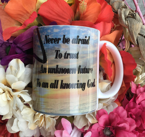 All knowing God 11 oz. Mug