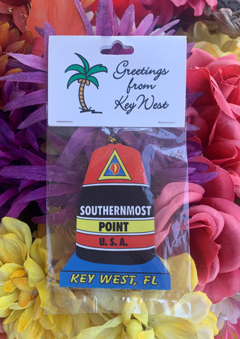 Southernmost Point Greetings Ornament