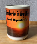 15 oz. Oh La La Mug Rather be in Key West Sunset Sail