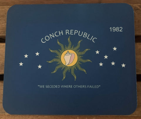 Mouse Pad Conch Republic flag