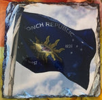 Conch Republic Flag Slate Coaster