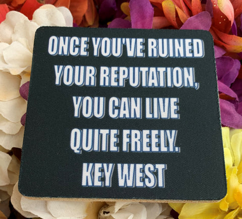 Live freely Rubber Coaster