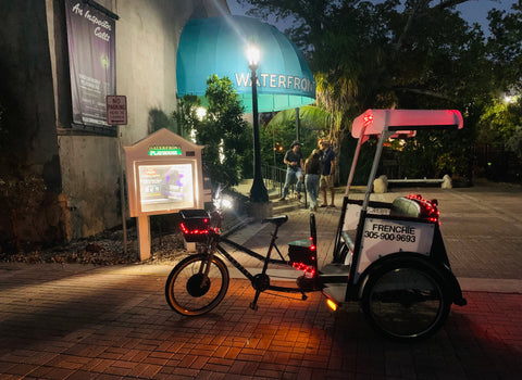 E-Pedicab Hourly Transportation - Price is PER PEDICAB - Maximum 3 persons