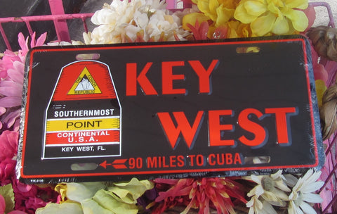 Southernmost Black License Plate