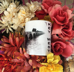 Side view mug showing Flagler's train on Long Key Viaduct.