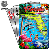 Playing Cards Foil Florida Map