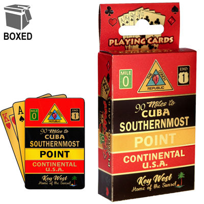 Playing Cards Foil Southernmost Point