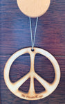 ON SALE Florida Keys Peace Sign Wood Ornament