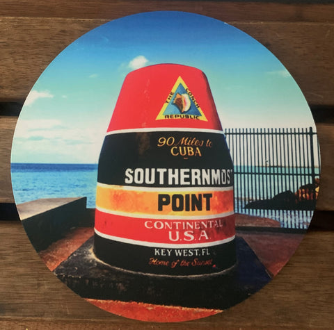 Mouse Pad Southernmost Point round