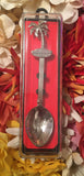 Souvenir spoon in its box.