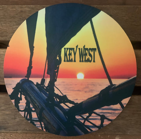 Mouse Pad Sunset sail round