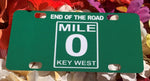 End of The Road Mini License Plate
