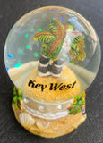 Palm & Shells Glitter Globe 45mm