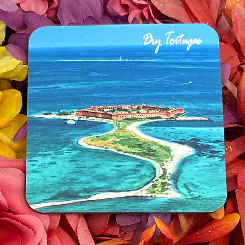 Dry Tortugas Hardboard Coaster