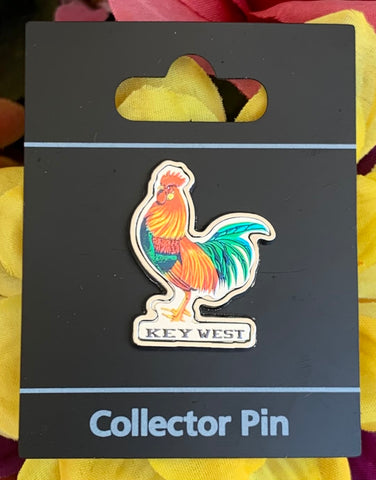 Lapel Pin Key West Rooster