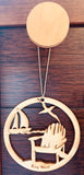 ON SALE Relax Wood Ornament