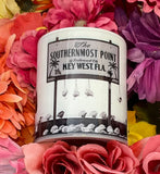 11 oz. Oh La La Mug Key West Old Southernmost Point with Shells