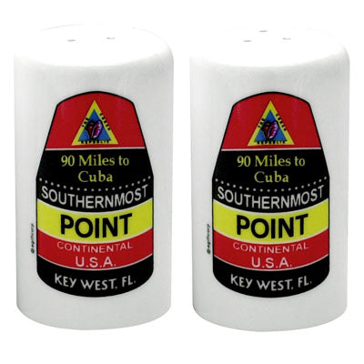 Salt & Pepper set showing the Southernmost Point.